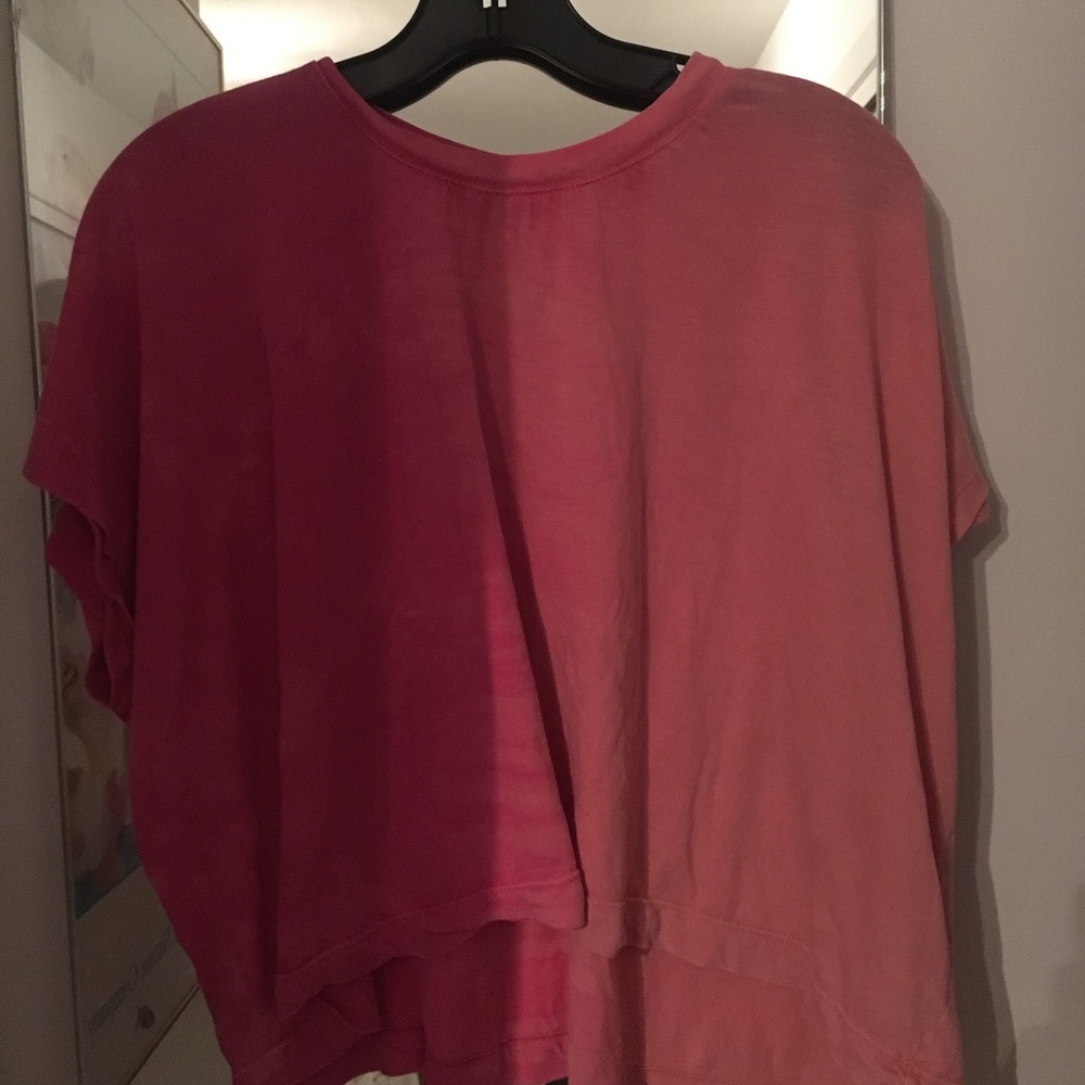 Cropped/ short Anthropologie tie dye shirt